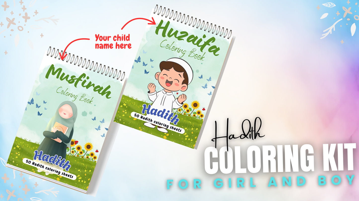 Hadith Coloring Book