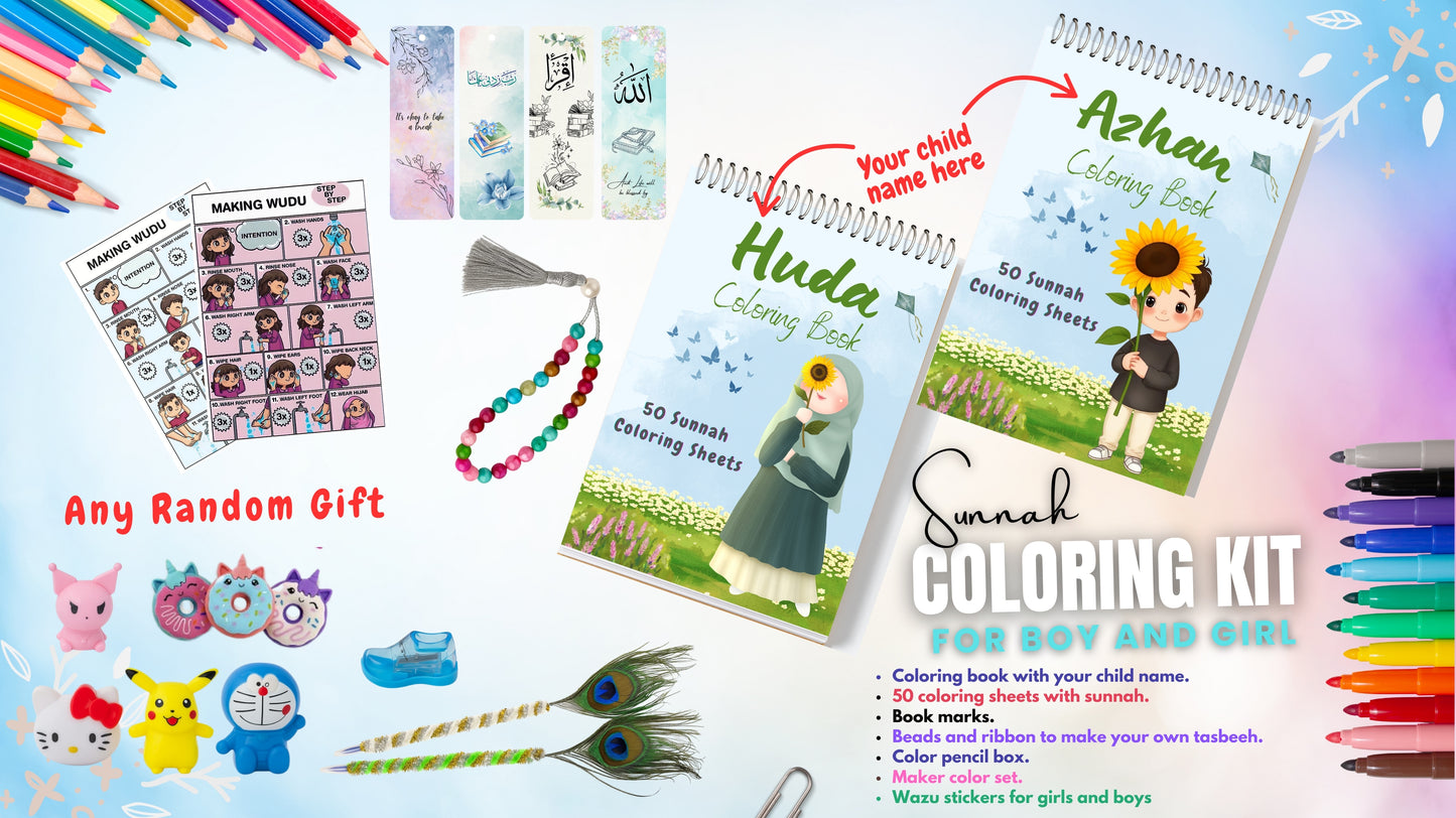 Sunnah Coloring Kit (7 in 1)