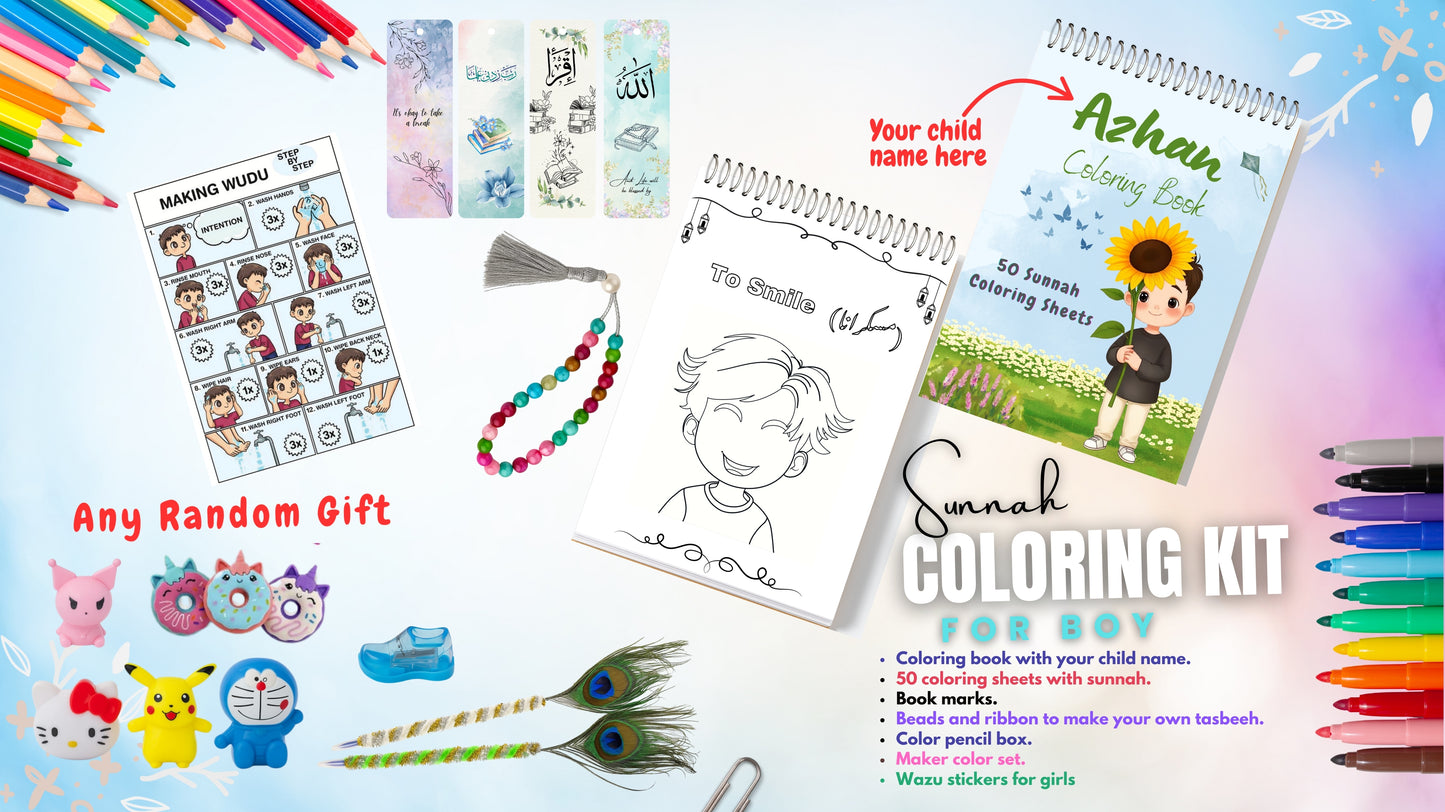 Sunnah Coloring Kit (7 in 1)