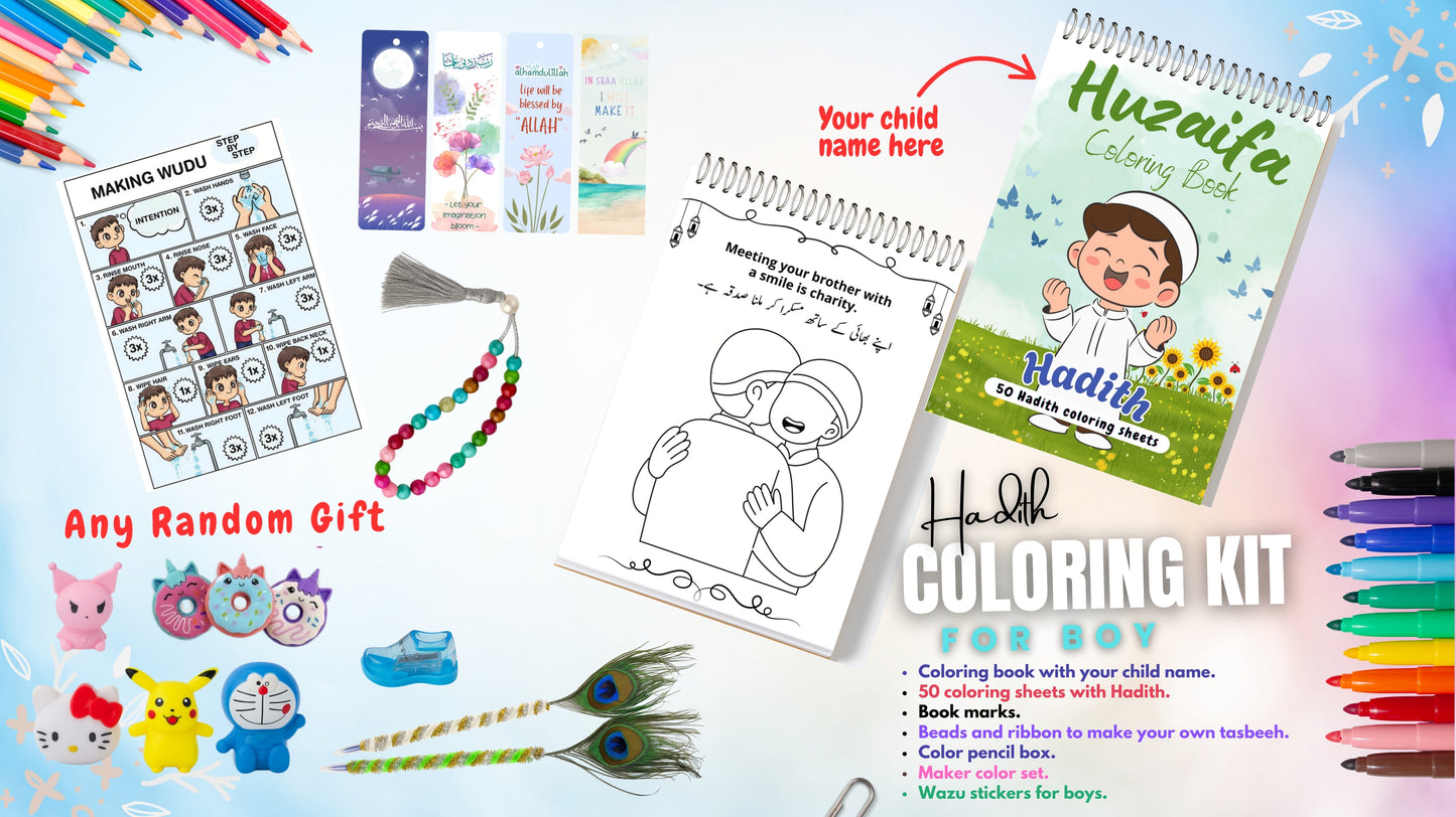 Hadith Coloring Kit (7 in 1)